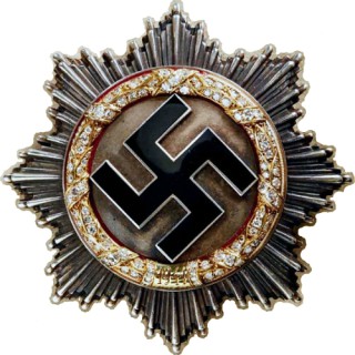Германский крест в золоте с бриллиантами